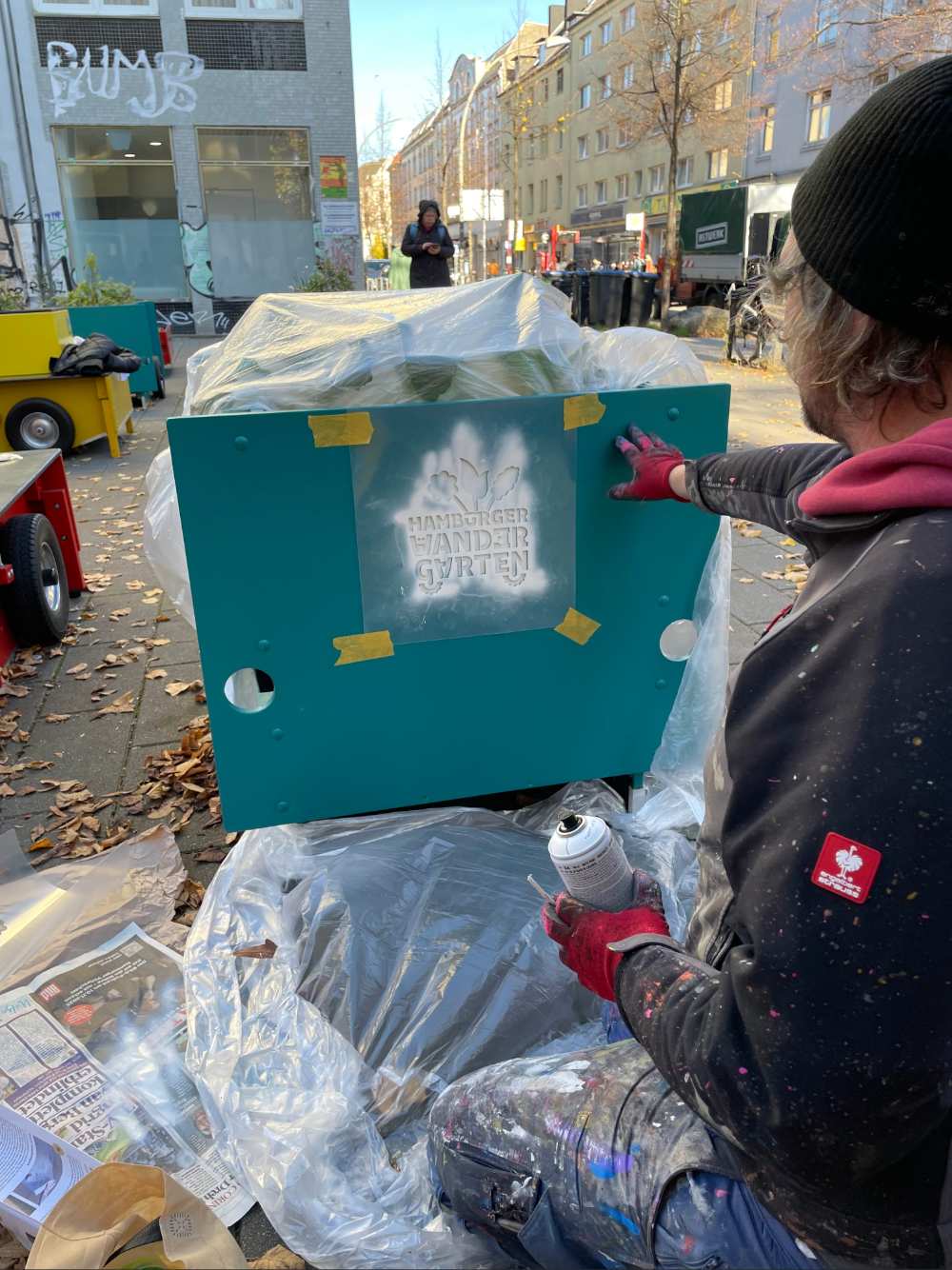 Lapiz bei der Arbeit