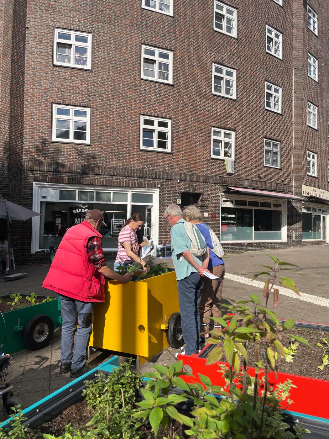 Balkonworkshop auf der Veddel
